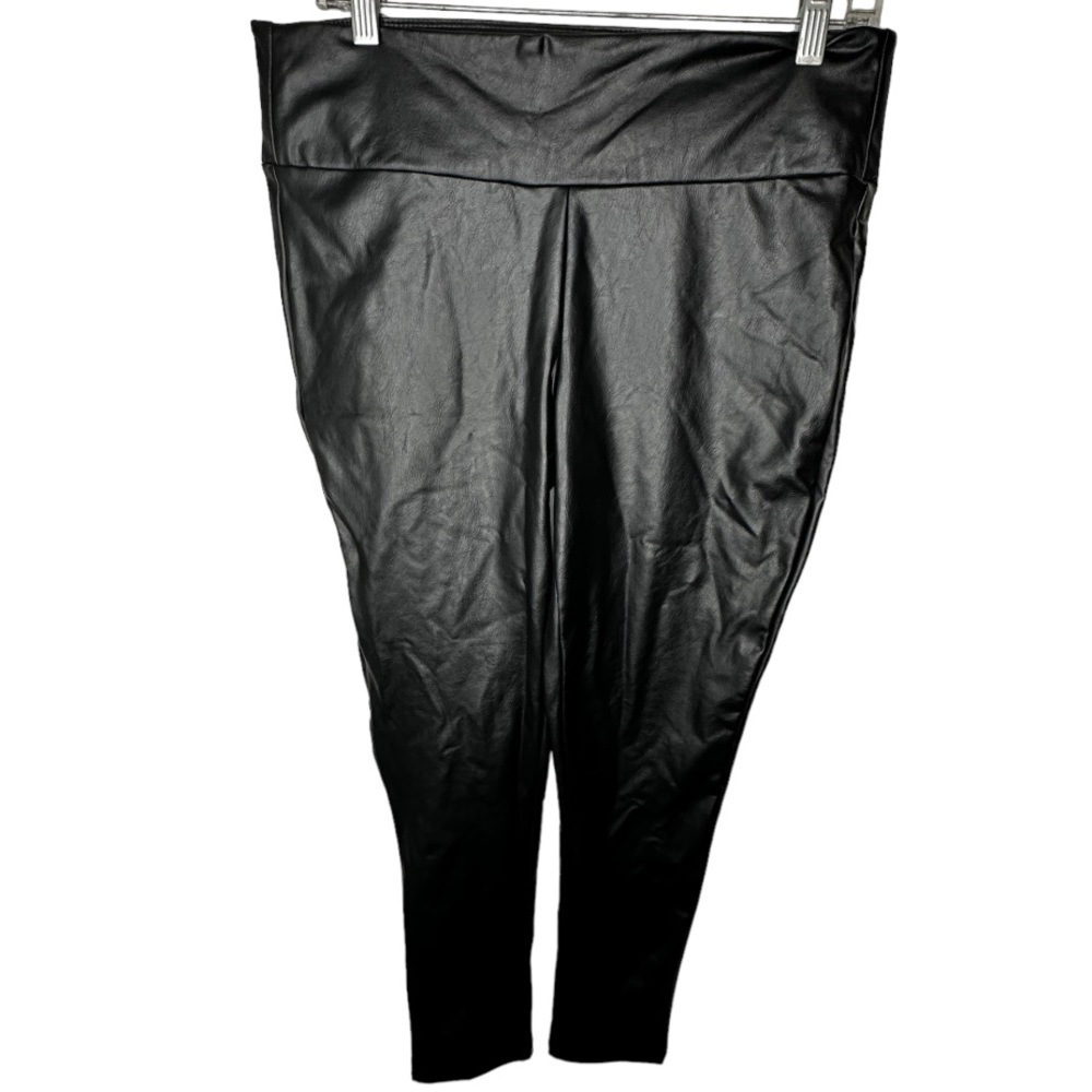 Altar'd State Black Vegan Leather Pants